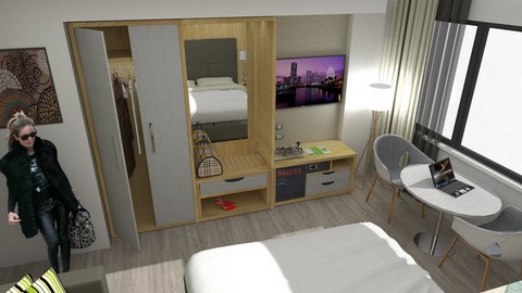 rendering sala corsi